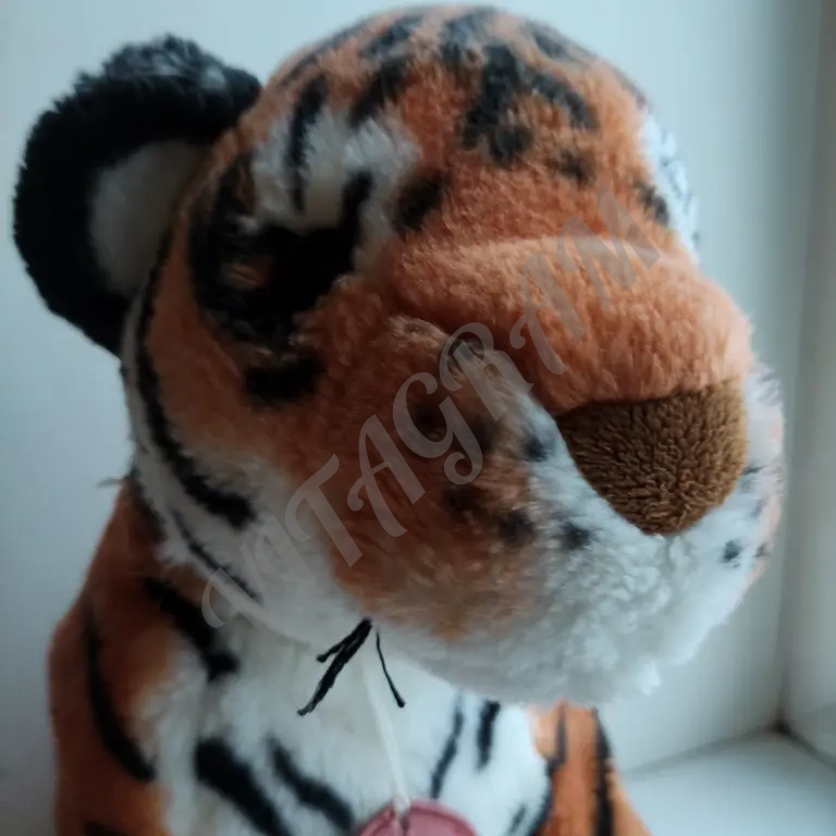 Мягкий Тигренок FANCY, большой, натуралистичный