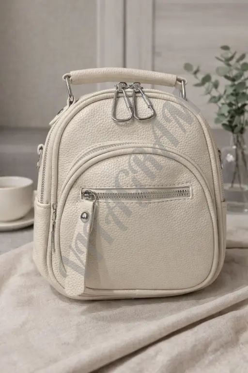 Женский рюкзак сумка "мини" белый