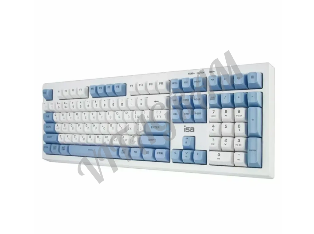 Беспроводная клавиатура ISA KB-10 Белая