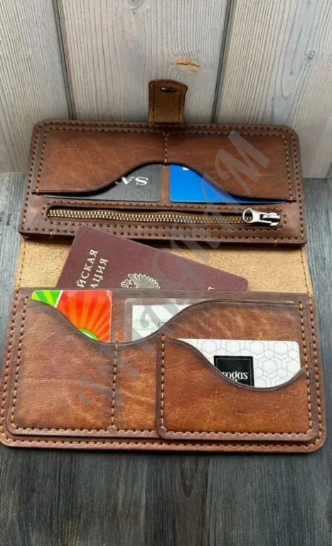 Партмоне,Клатч,кошелёк мужской из натуральной кожи ручной работы