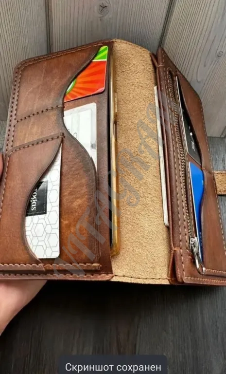 Партмоне,Клатч,кошелёк мужской из натуральной кожи ручной работы