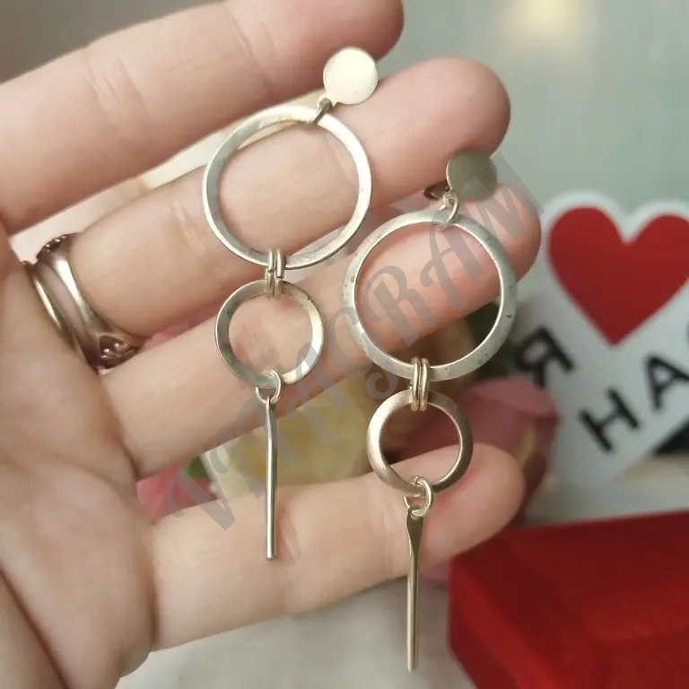 Серьги "Невесомость" от бренда Adda Gems. Масса 6 гр