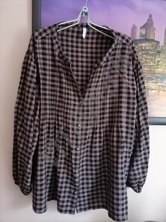 Блузка ,рубашка Avella Германия 54-56 лён