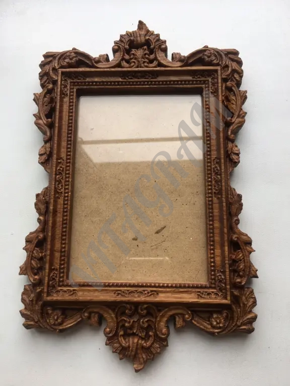 Резная фоторамка из дуба