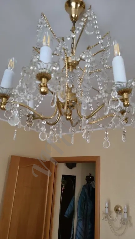 ремонт хрустальных люстр