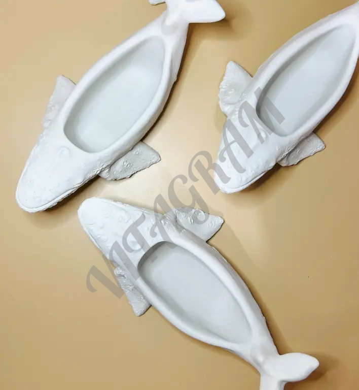 Кашпо кит заготовка из гипса