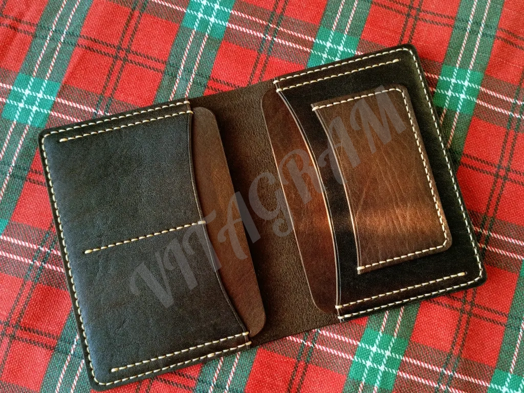 Автодокументница,докхолдер,обложка для паспорта из натуральной кожи ручной работы