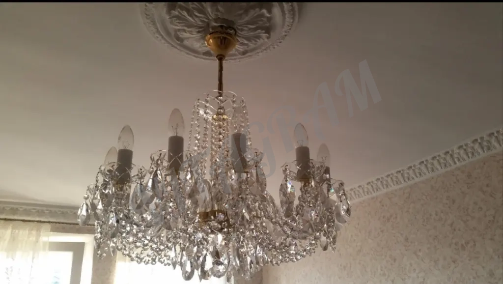 ремонт хрустальных люстр