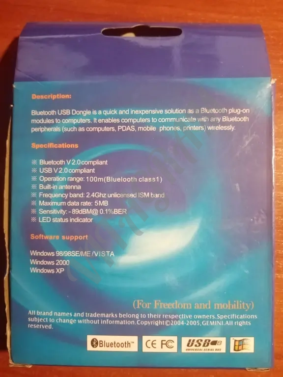 Bluetooth usb адаптер