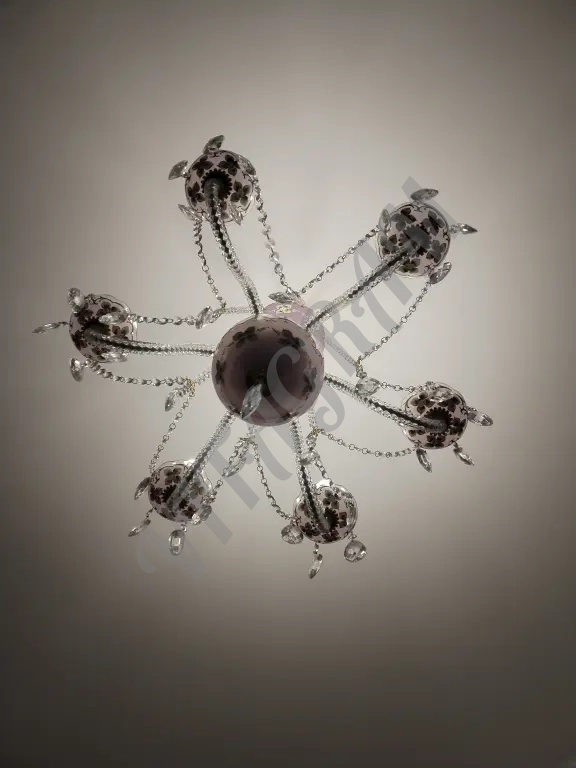 Чешская хрустальная люстра