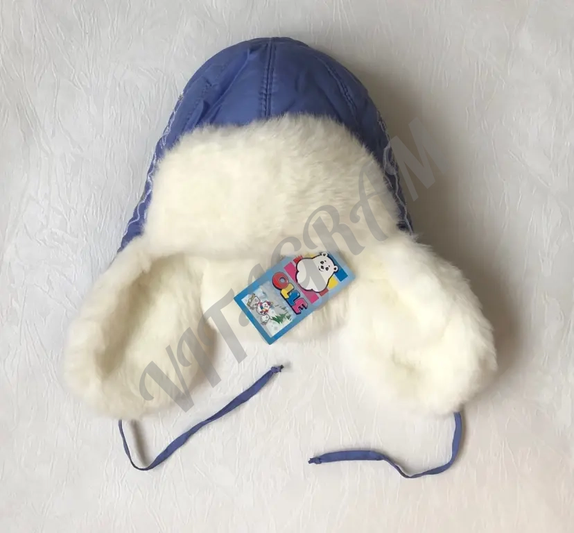 Зимняя шапка ушанка для девочки Новая