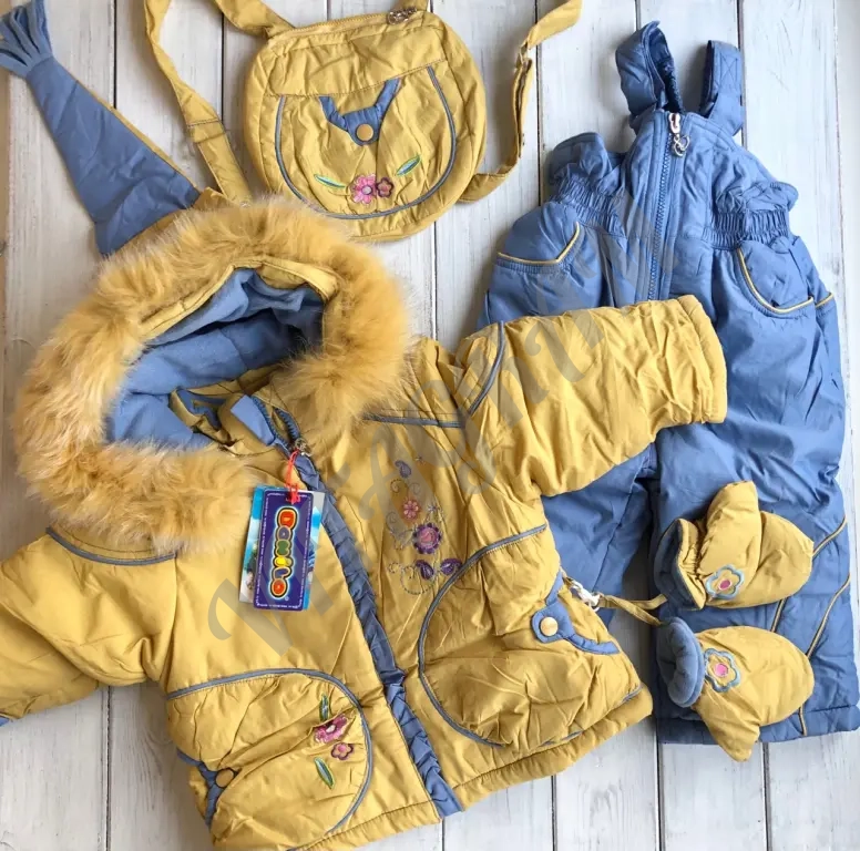 Зимний костюм для девочки Новый 86 Donilo