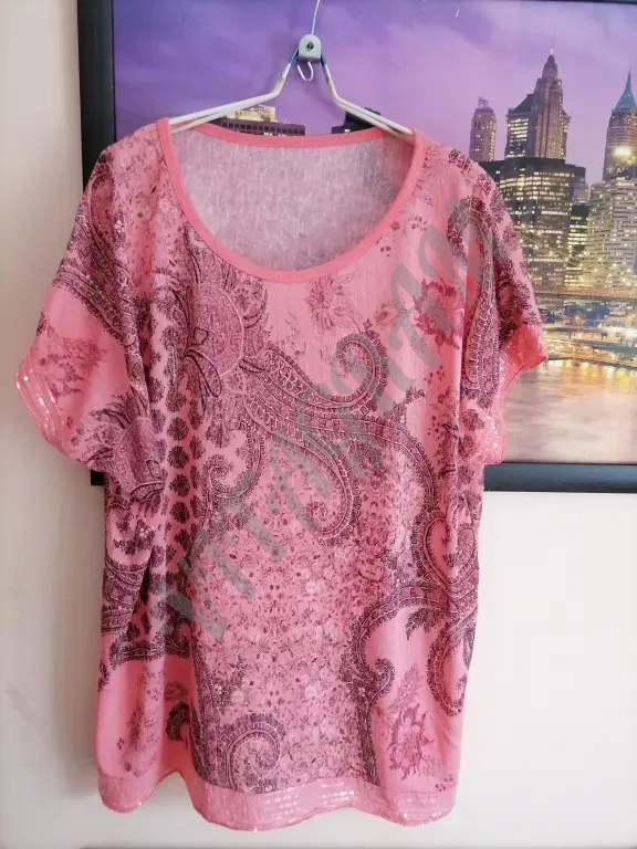 Блузка из льна и вискозы, Италия,56