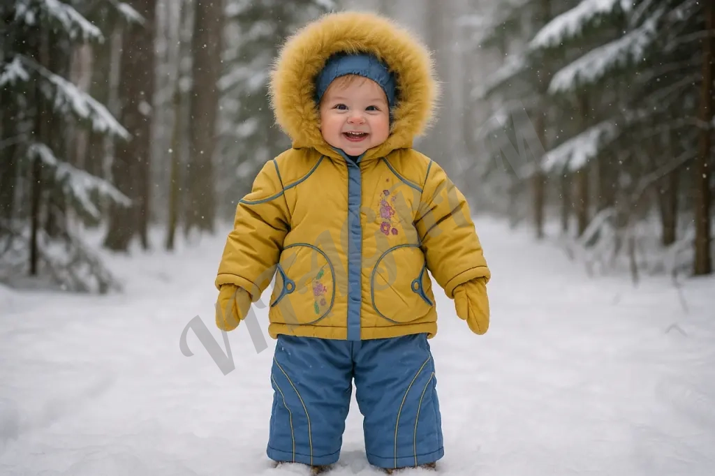 Зимний костюм для девочки Новый 86 Donilo