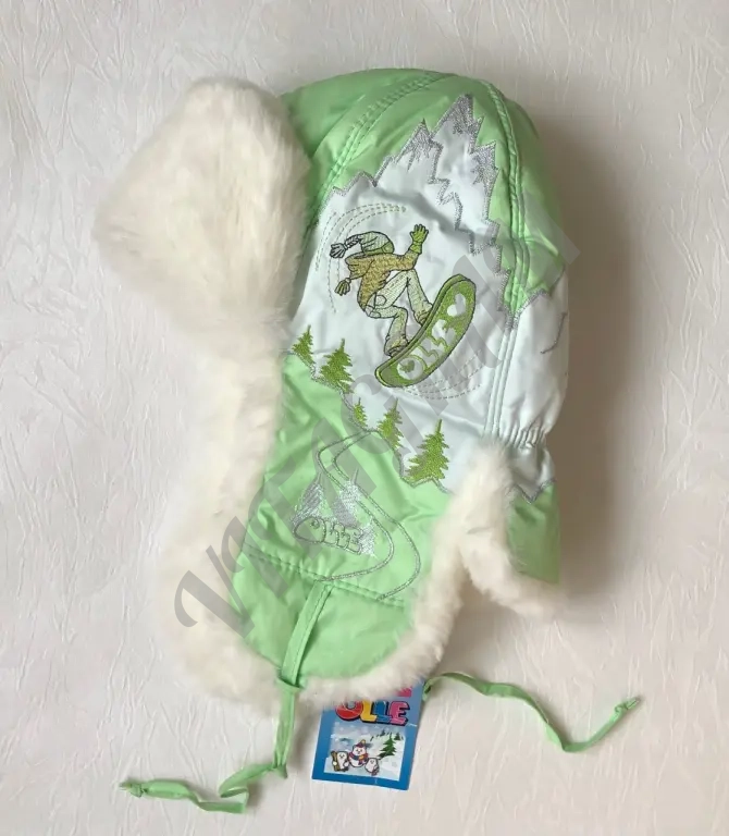 Зимняя шапка ушанка для девочки Новая