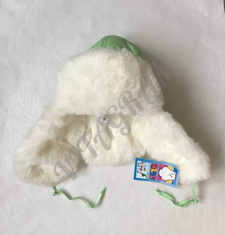 Зимняя шапка ушанка для девочки Новая