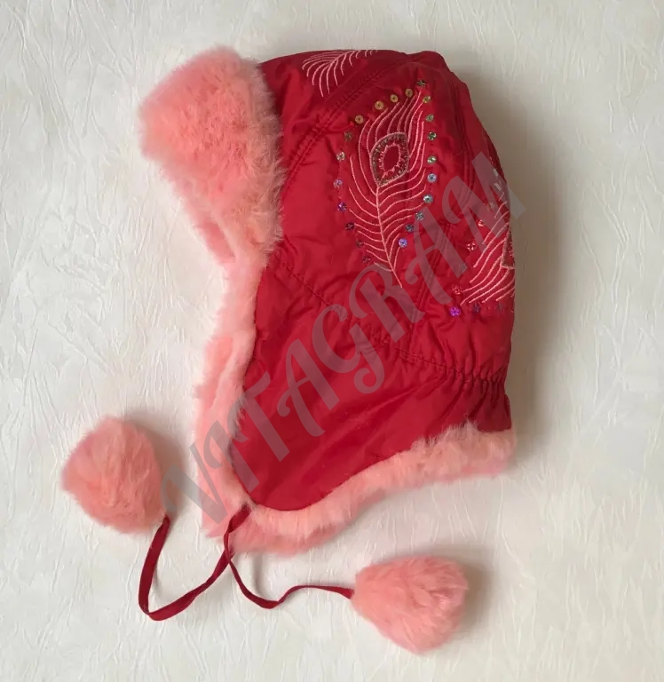 Зимняя шапка ушанка для девочки Новая