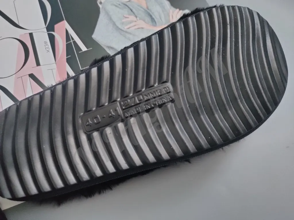 женские меховые тапочки 38 размер