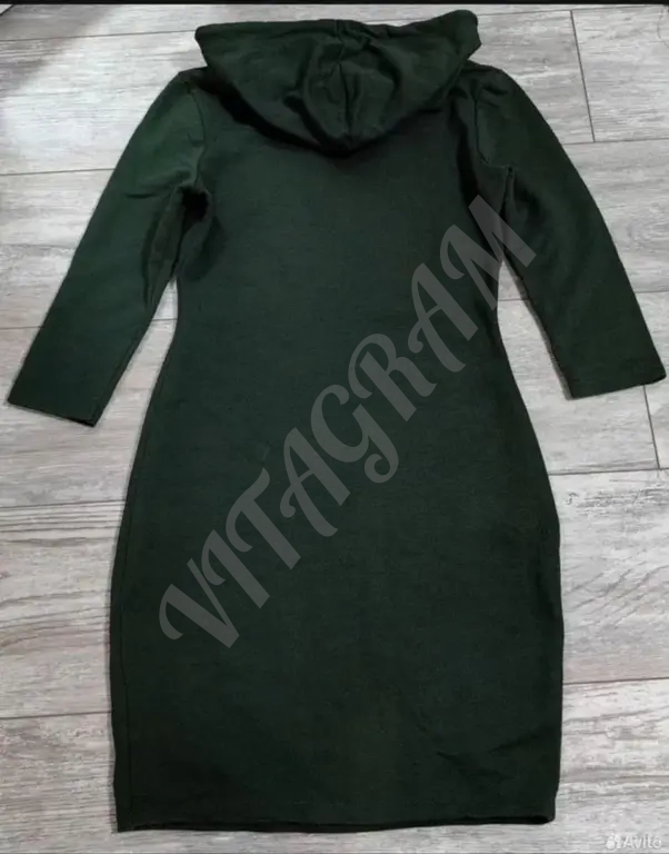 Платье толстовка трикотажное, 42