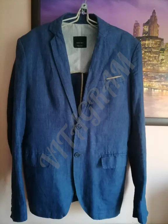 Пиджак Zara Man, лён, 46