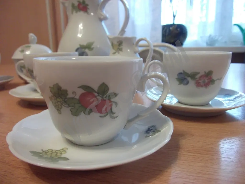 Кофейный фарфоровый сервиз "kahla"