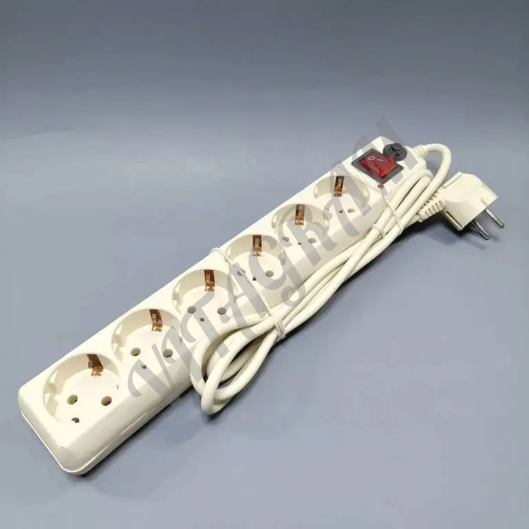 Buro 6 Розеток (1.8м) - белый