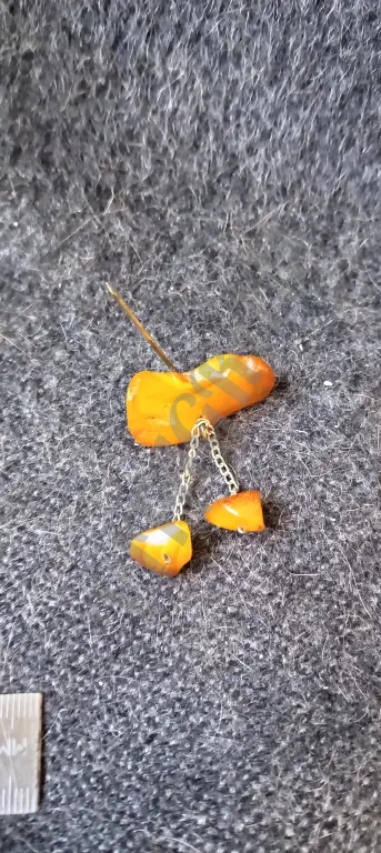 брошь янтарь ссср