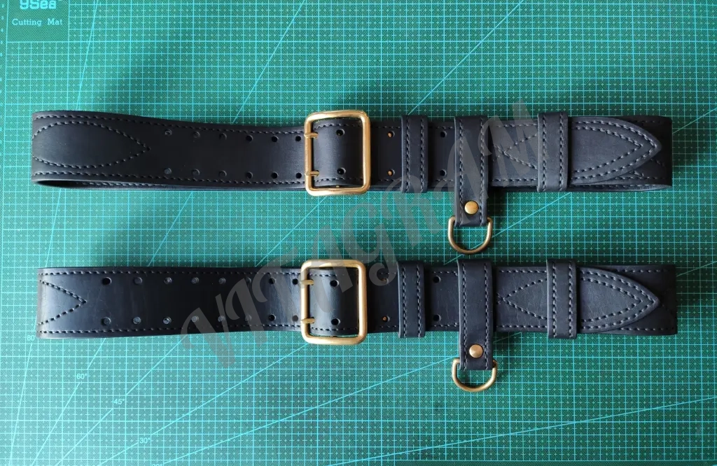 Ремень офицерский ручного изготовления (3 размер)