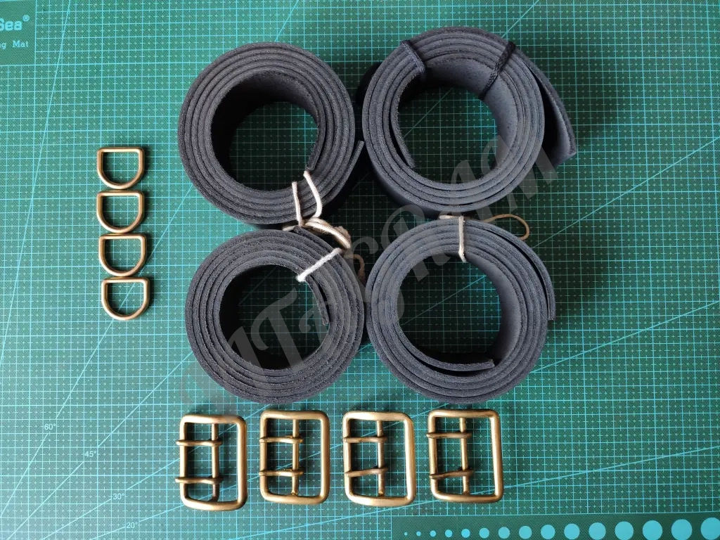 Ремень офицерский ручного изготовления (3 размер)