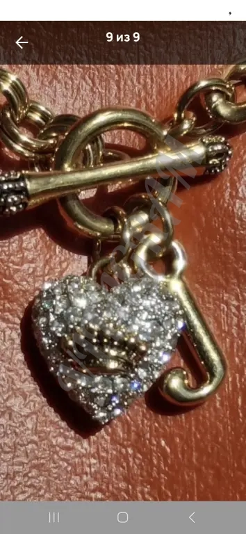 Чокер Juicy Couture 40-41см в позолоте. ноаый