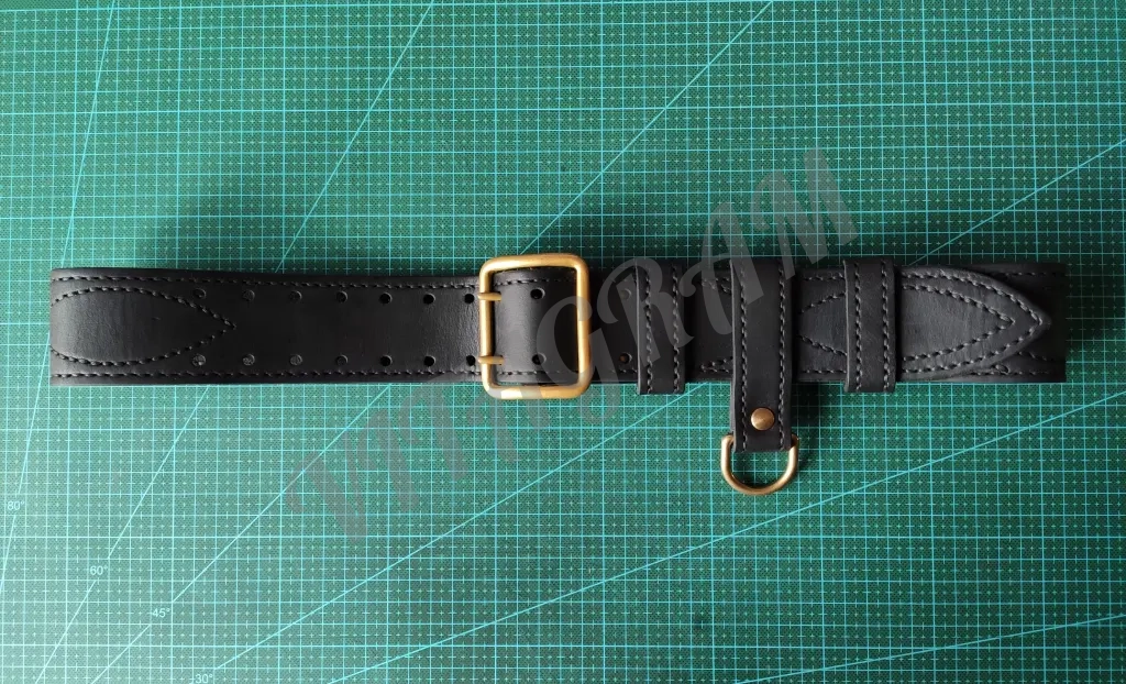 Ремень офицерский 2 размер, ручная работа