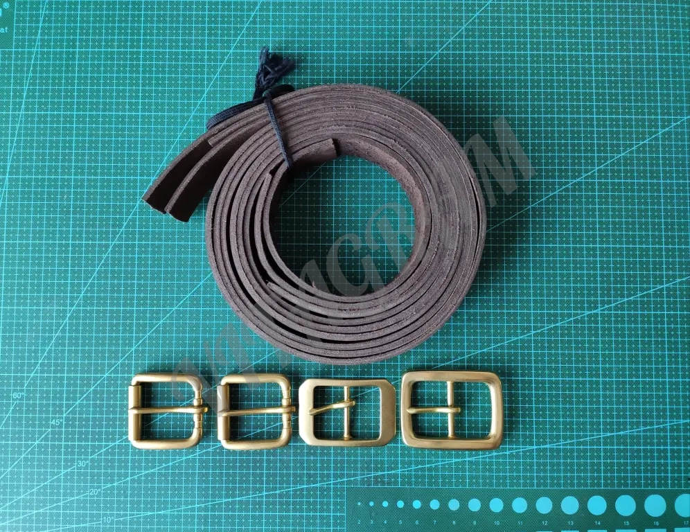 Ремень с офицерской прошивкой 40 мм ручная работа