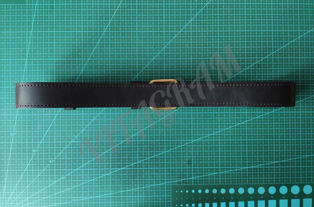 Ремень из натуральной кожи «Черный каштан»