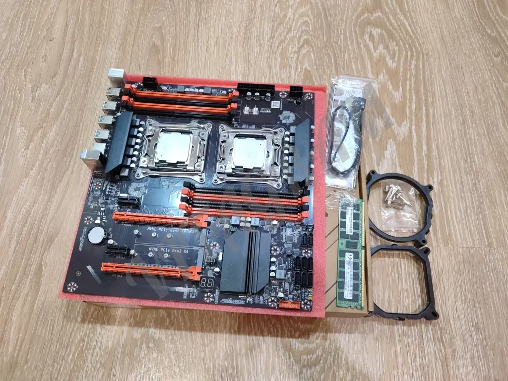 Двухпроцессорная мaтepинкa, 2*2695 v4 18/36, 16Гб