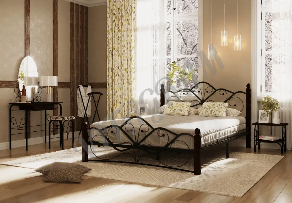 Кровать в кованом стиле
