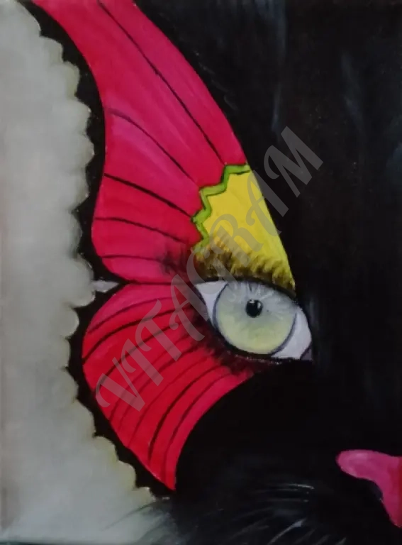 Картина маслом на холсте Крыло бабочки