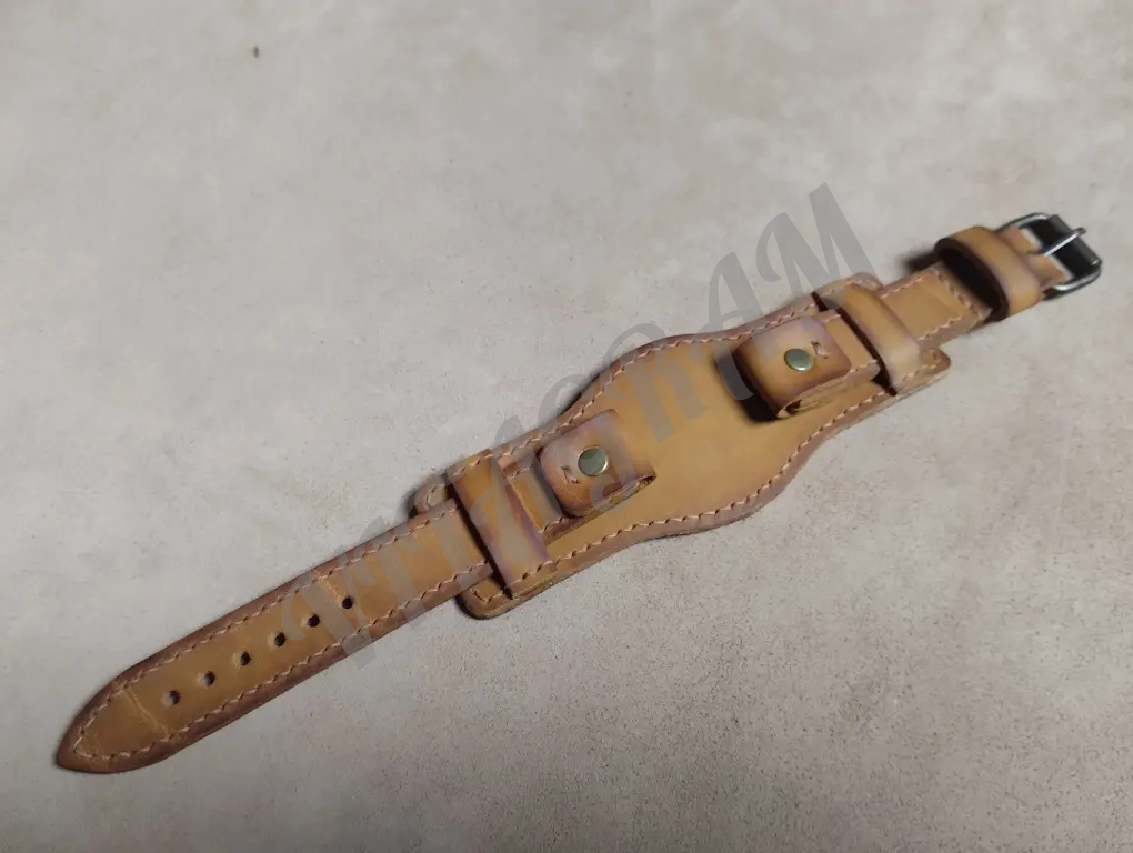Ремешок для часов. Напульсник. Кожа