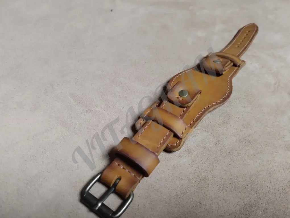 Ремешок для часов. Напульсник. Кожа