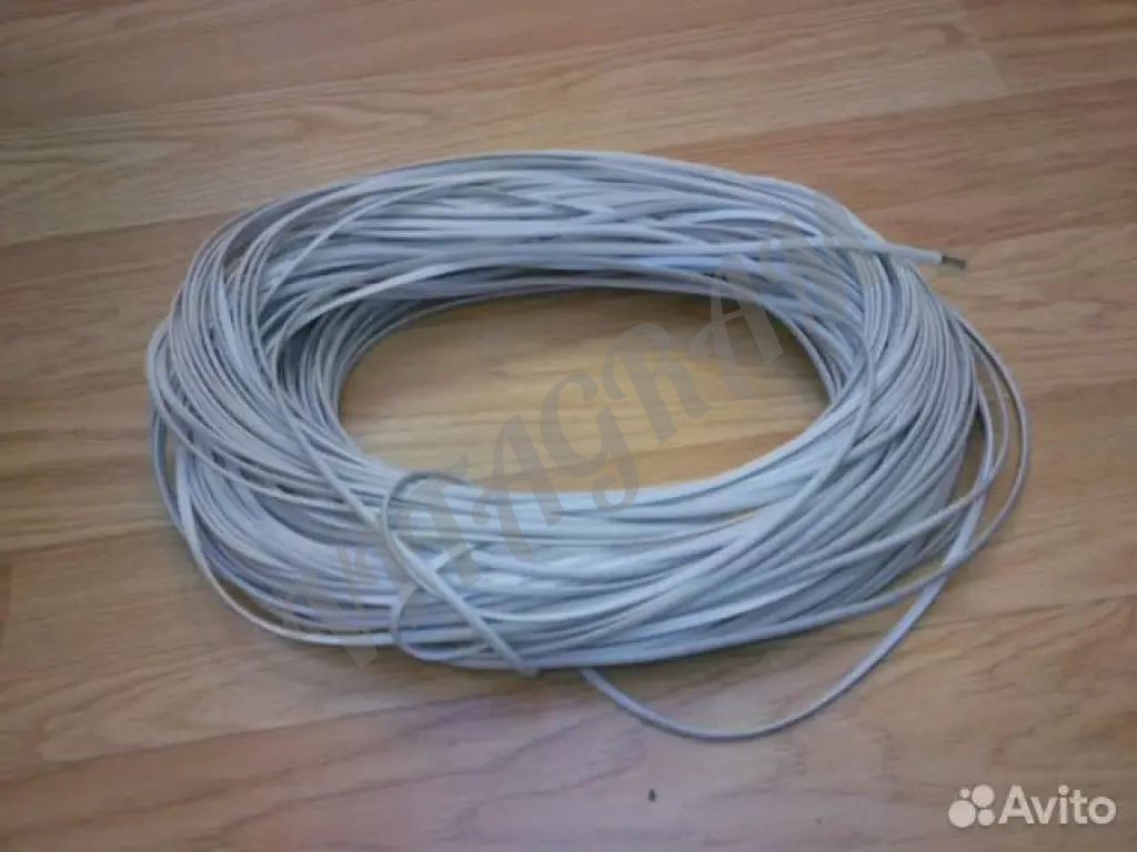 Телефонная "лапша" 4-х проводная. Бухта 100 метров