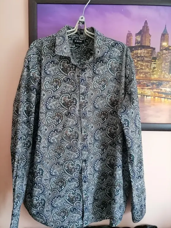 Рубашка OStin, турецкий огурец, XXL