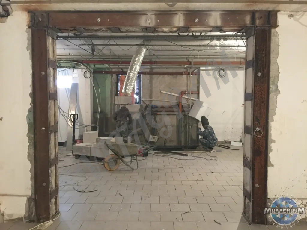 Резка проёмов, стен,Усиление проёмов