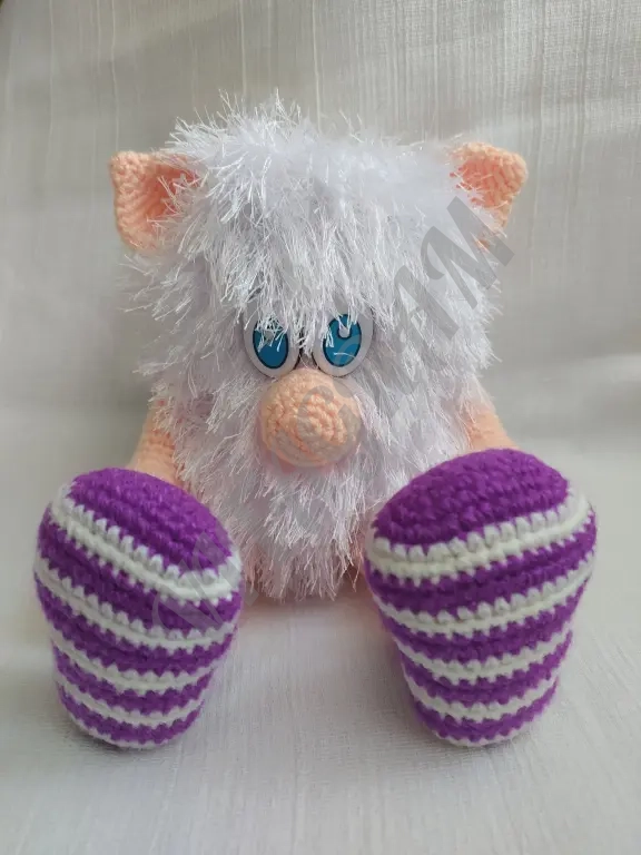 Вязаная игрушка Домовёнок Буба