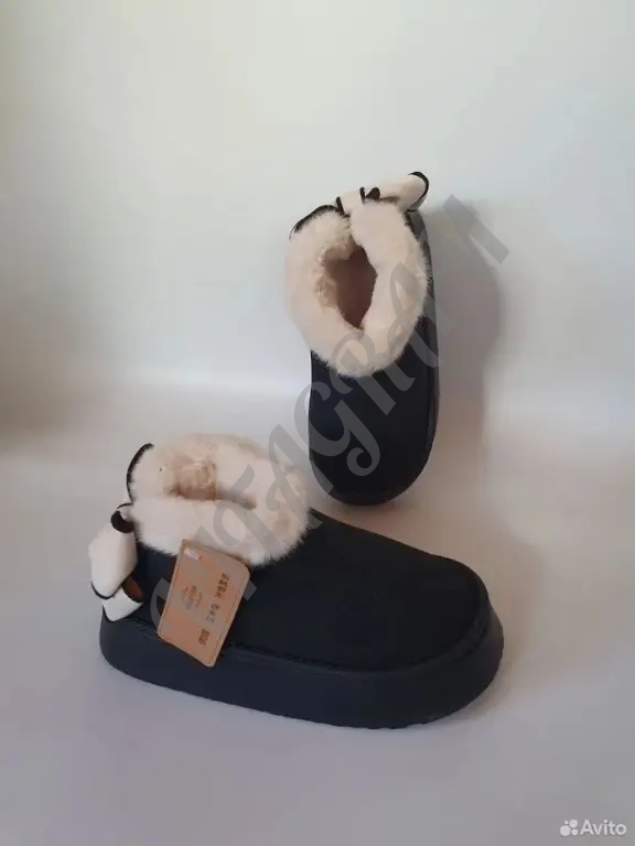 угги новые черные 35