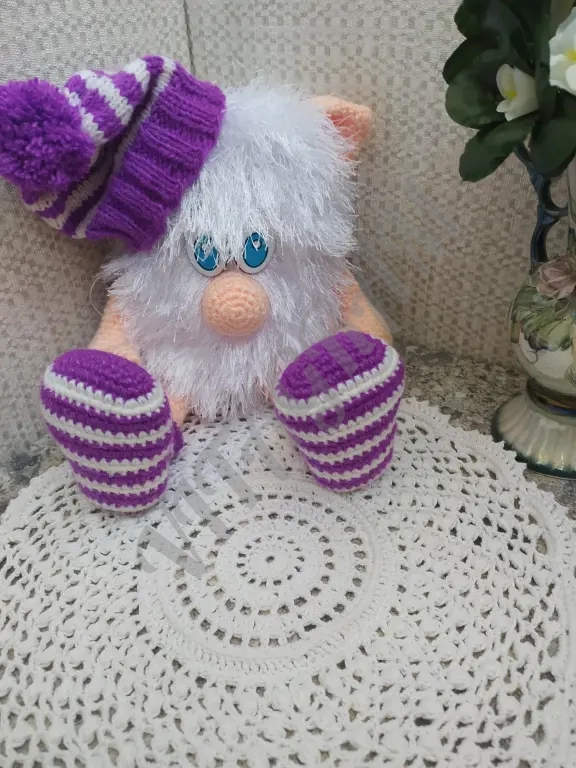 Вязаная игрушка Домовёнок Буба