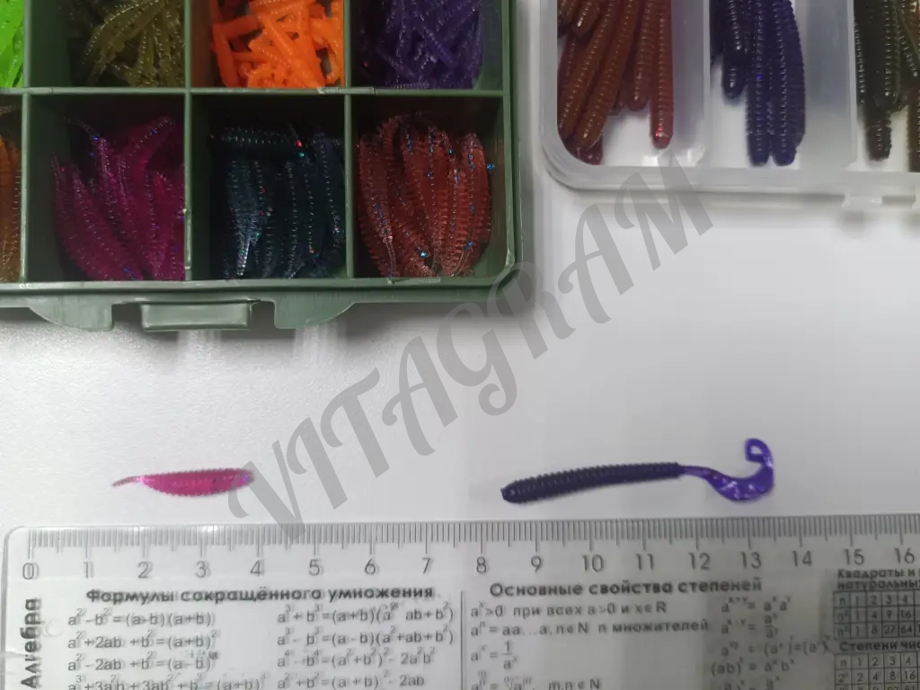 набор силиконовых приманок