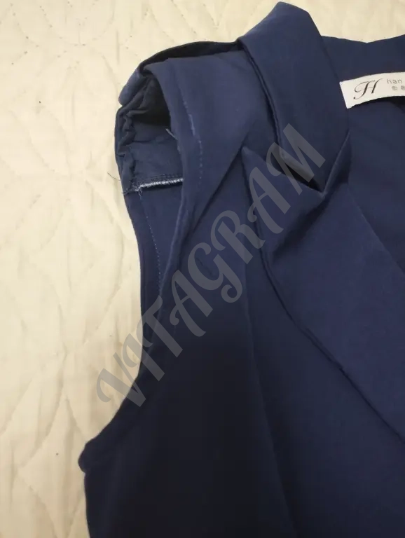 Платье жилет 42 44 в стиле милитари синее