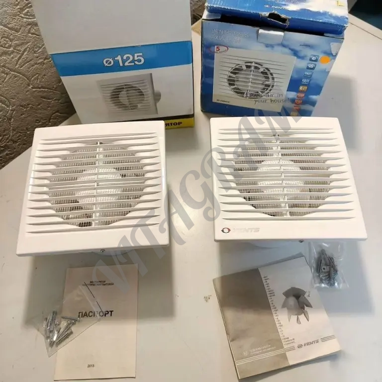 Вытяжные вентиляторы 100, 125, 150мм