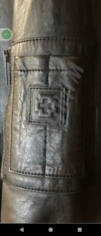 Strellson. Куртка кожаная утеплённая пилот