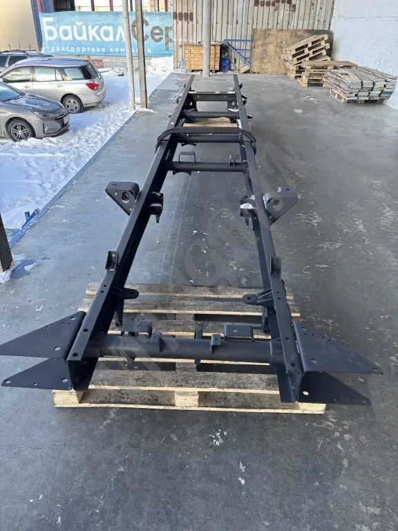 Рама усиленная урал-4320 5557 под двигатель камаз