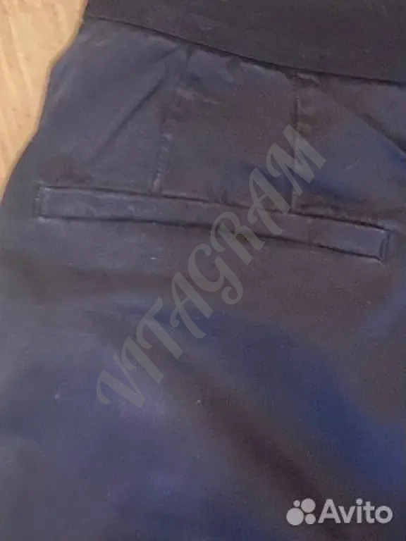 Брюки синие классические Uniqlo женские (XS)